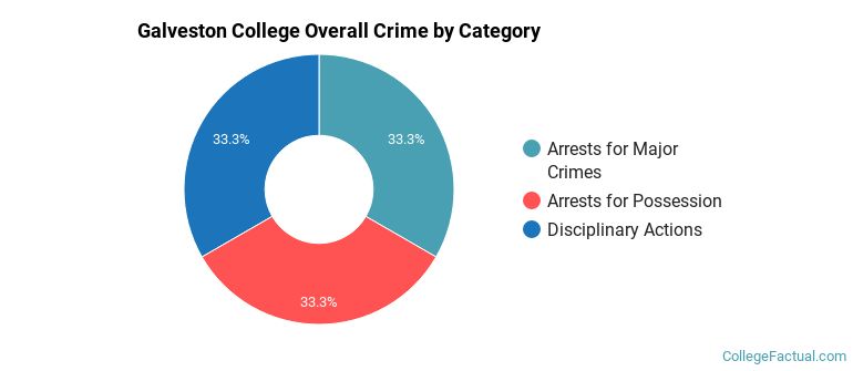 Galveston College Overall Crime by Category