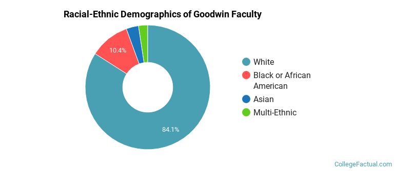 Racial-Ethnic Demographics of Goodwin Faculty