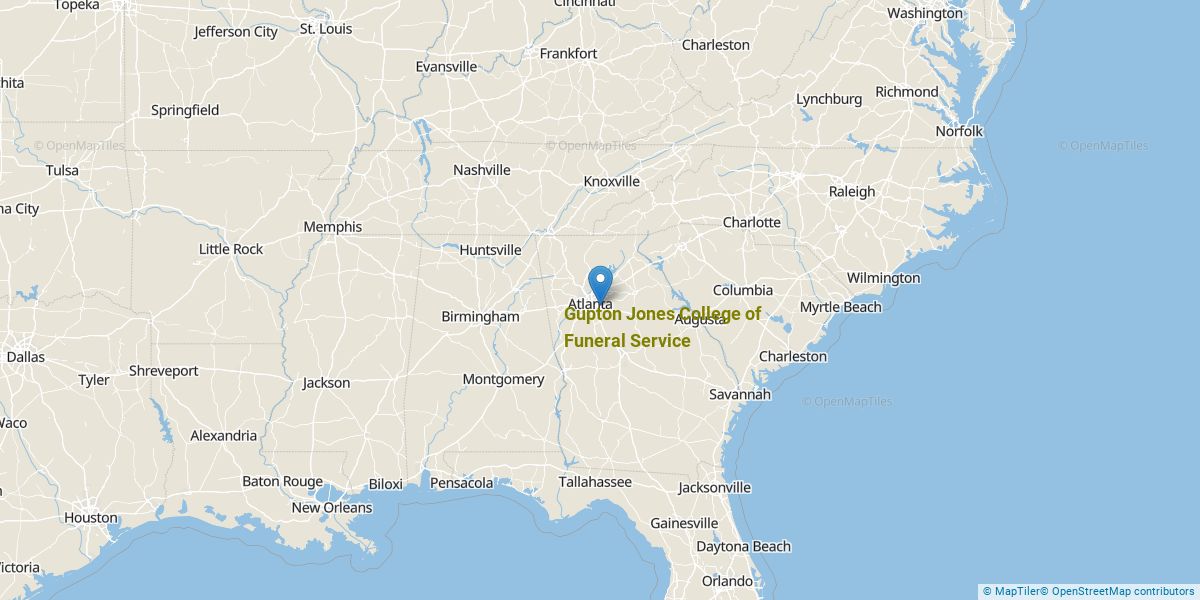 Gupton Jones College of Funeral Service Overview