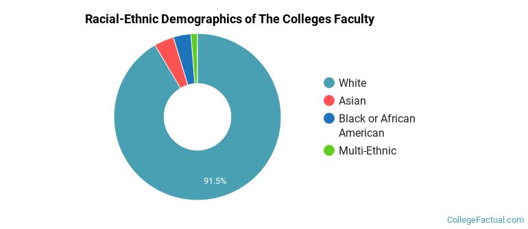 Racial-Ethnic Demographics of The Colleges Faculty