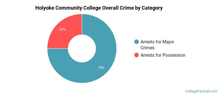 Holyoke Community College Overall Crime by Category