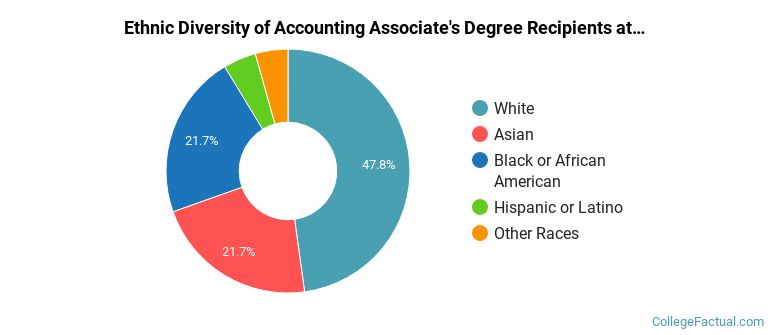 Ethnic diversity of Accounting majors at Hudson Valley Community College