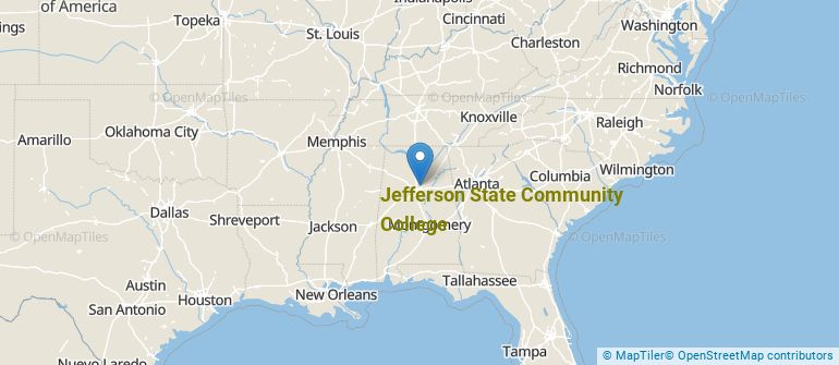 Location of Jefferson State Community College