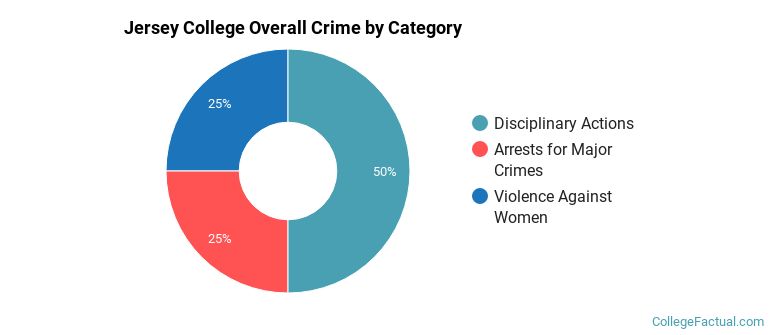 Jersey College Overall Crime by Category