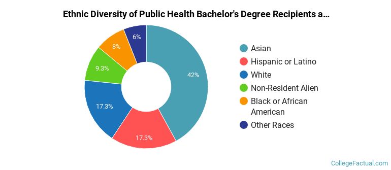 Ethnic diversity of Public Health majors at Johns Hopkins University