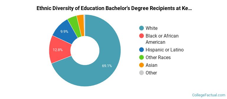 Ethnic diversity of Education majors at Kennesaw State University