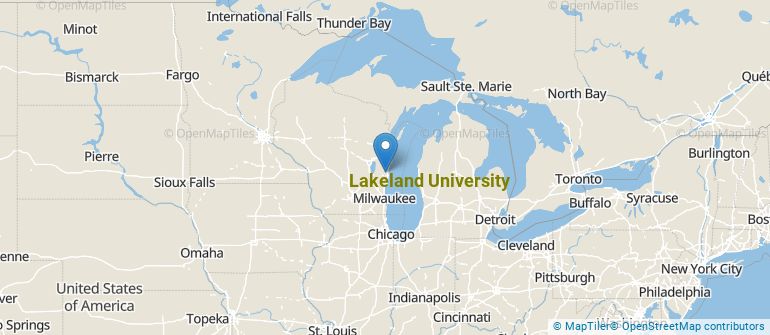 Location of Lakeland University