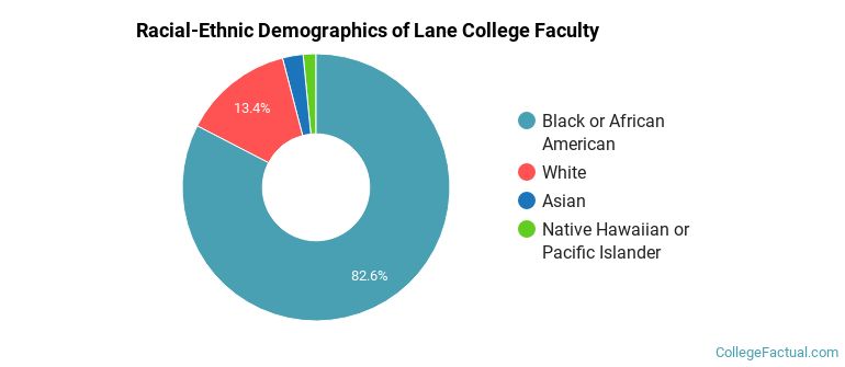 Racial-Ethnic Demographics of Lane College Faculty