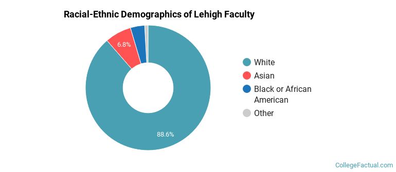Racial-Ethnic Demographics of Lehigh Faculty