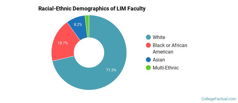Racial-Ethnic Demographics of LIM Faculty