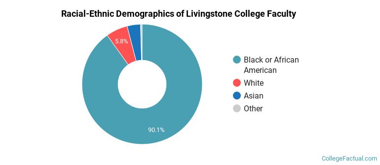 Racial-Ethnic Demographics of Livingstone College Faculty