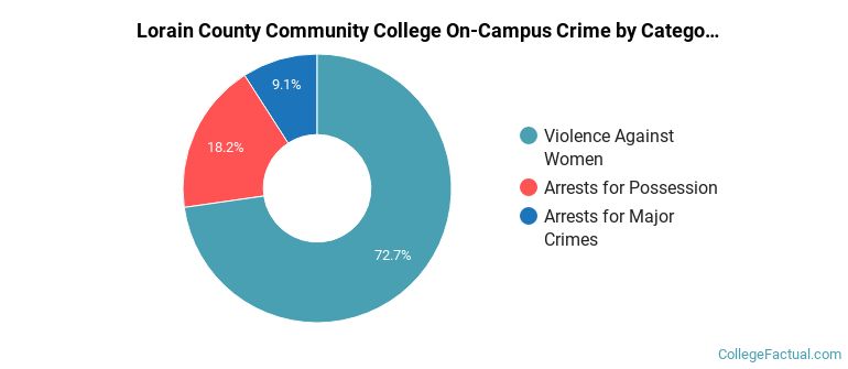 Lorain County Community College On-Campus Crime by Category
