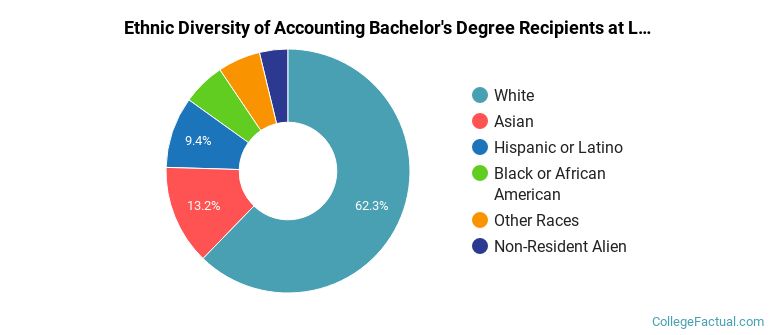 Ethnic diversity of Accounting majors at Loyola University Chicago