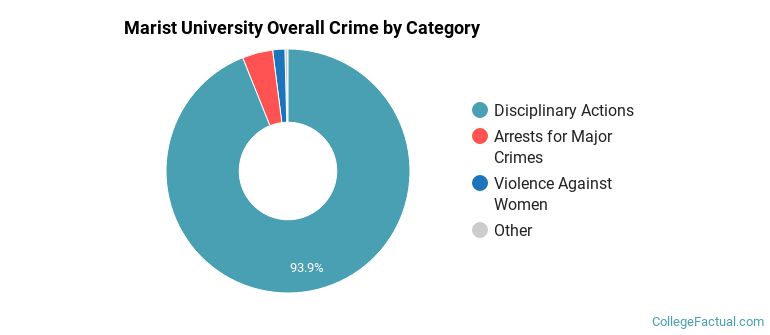 Marist University Overall Crime by Category
