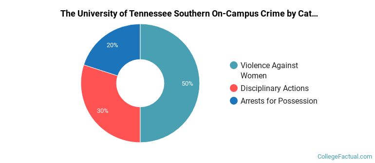 The University of Tennessee Southern On-Campus Crime by Category