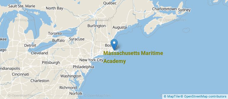Location of Massachusetts Maritime Academy