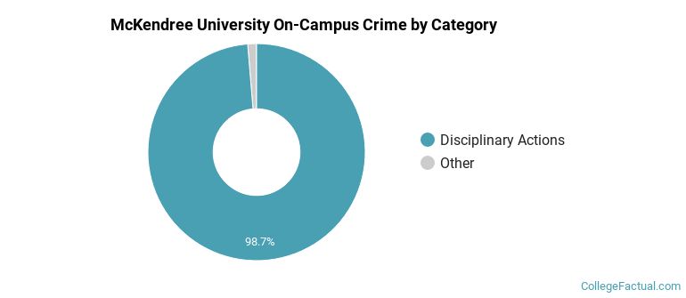 McKendree University On-Campus Crime by Category