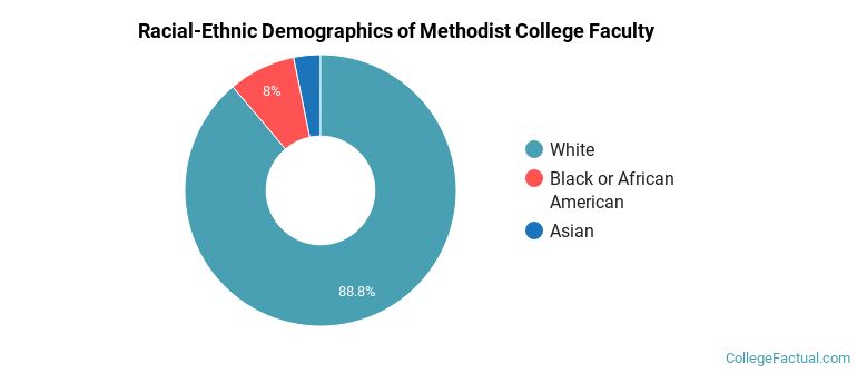 Racial-Ethnic Demographics of Methodist College Faculty