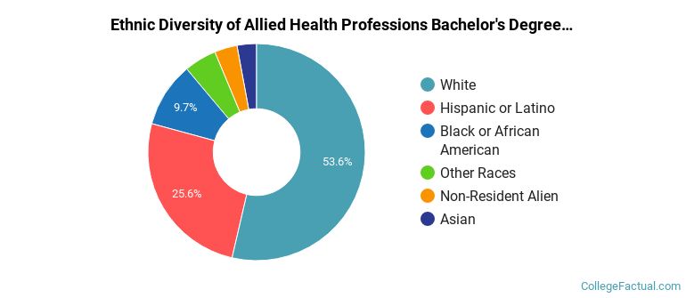 Ethnic diversity of Allied Health Professions majors at Midwestern State University