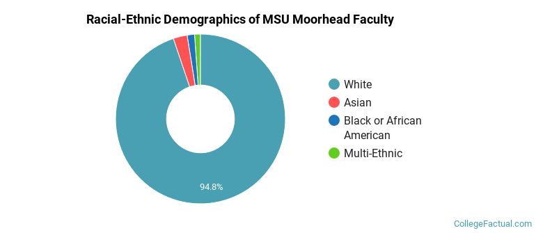 Racial-Ethnic Demographics of MSU Moorhead Faculty