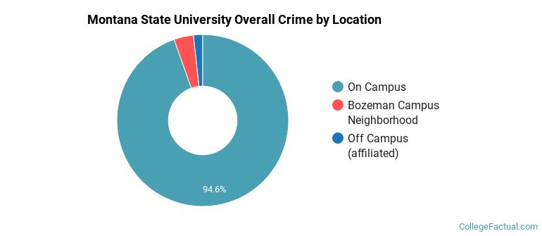 Montana State University Overall Crime by Location