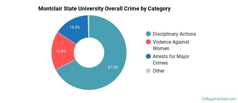 Montclair State University Overall Crime by Category