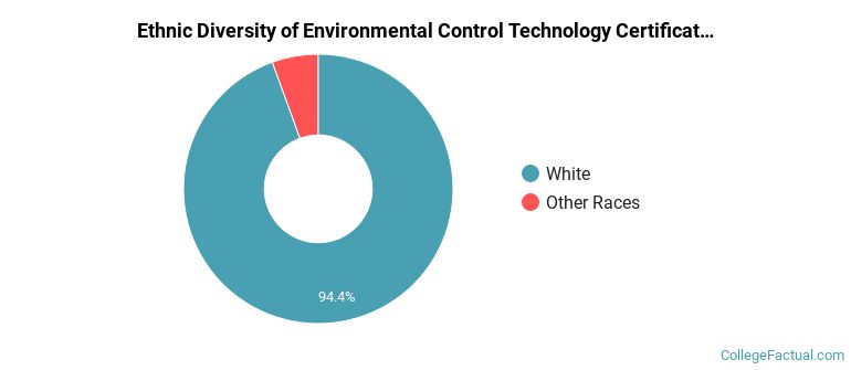 Ethnic diversity of Environmental Control Technology majors at Mountain Empire Community College