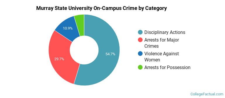 Murray State University On-Campus Crime by Category