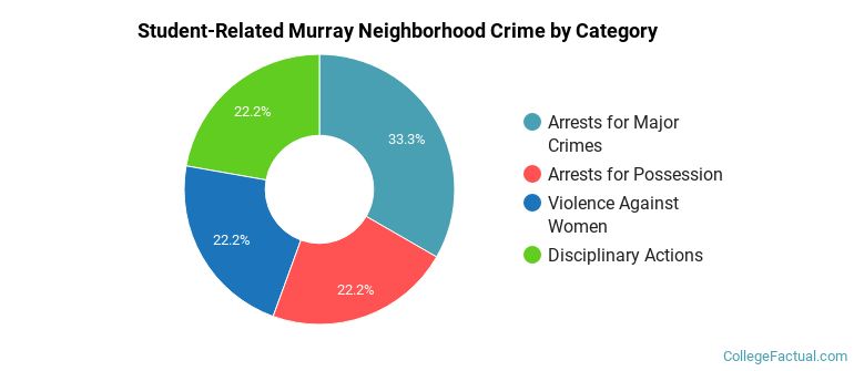 Student-Related Murray Neighborhood Crime by Category
