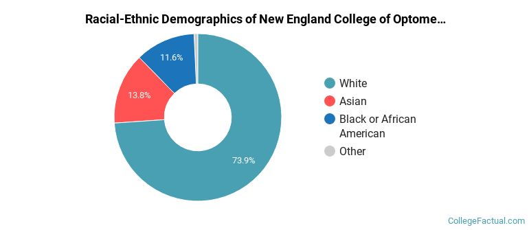 Racial-Ethnic Demographics of New England College of Optometry Faculty