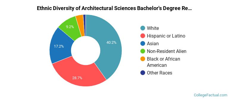 Ethnic diversity of Architectural Sciences majors at New Jersey Institute of Technology