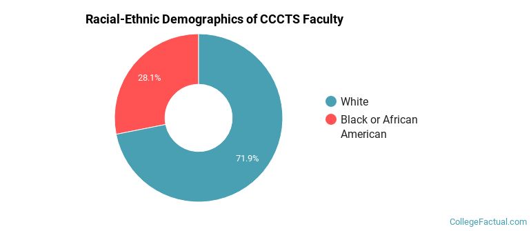 Racial-Ethnic Demographics of CCCTS Faculty