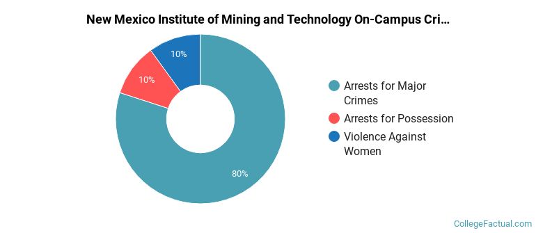 New Mexico Institute of Mining and Technology On-Campus Crime by Category