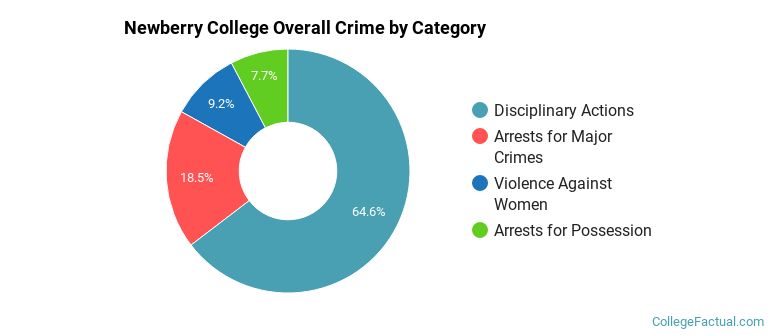 Newberry College Overall Crime by Category