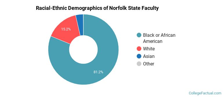 Racial-Ethnic Demographics of Norfolk State Faculty