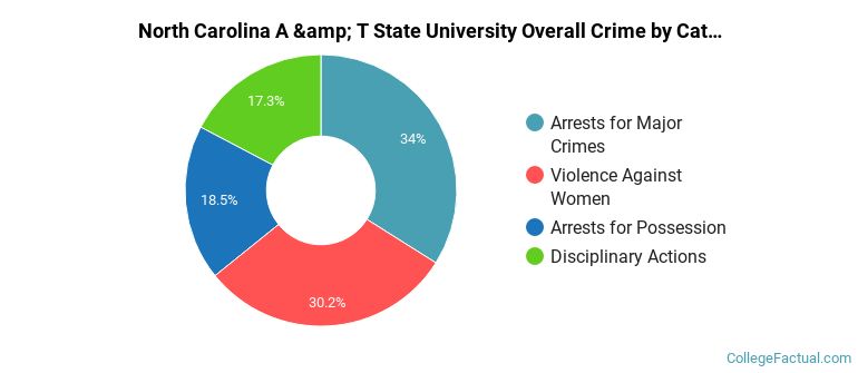 North Carolina A &amp; T State University Overall Crime by Category