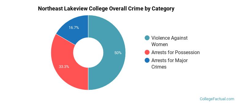 Northeast Lakeview College Overall Crime by Category