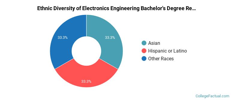 Ethnic diversity of Electronics Engineering majors at Northern New Mexico College