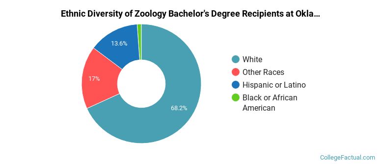 Ethnic diversity of Zoology majors at Oklahoma State University-Main Campus