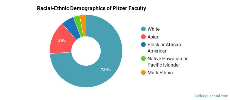 Racial-Ethnic Demographics of Pitzer Faculty