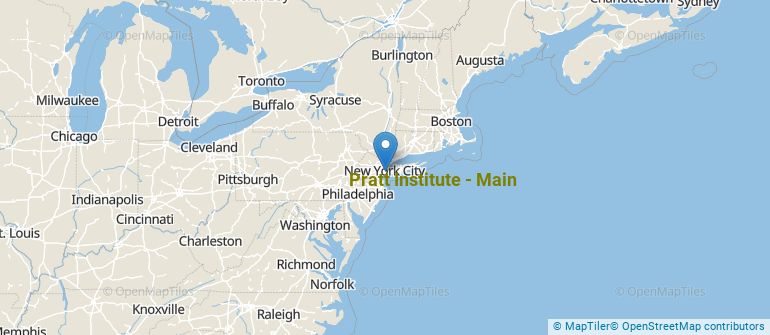 Location of Pratt Institute-Main