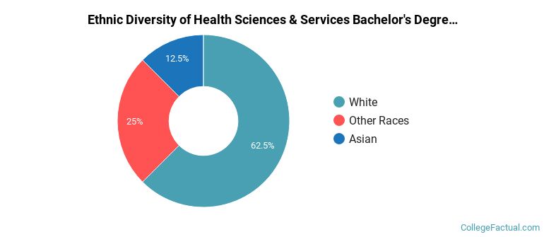 Ethnic diversity of Health Sciences & Services majors at Purdue University-Main Campus