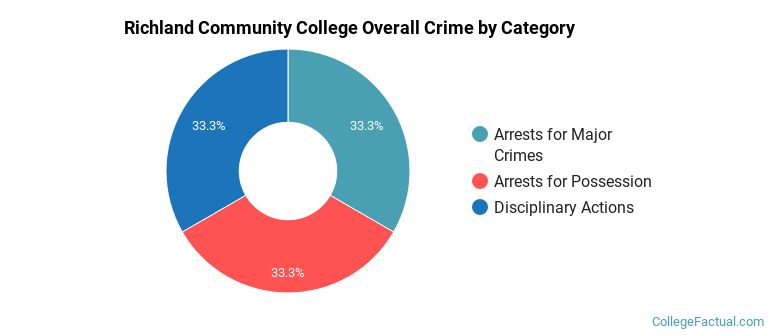 Richland Community College Overall Crime by Category