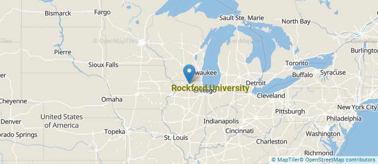 Location of Rockford University