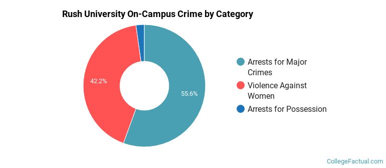 Rush University On-Campus Crime by Category