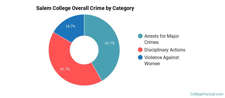 Salem College Overall Crime by Category