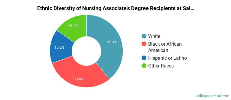 Ethnic diversity of Nursing majors at Salem Community College