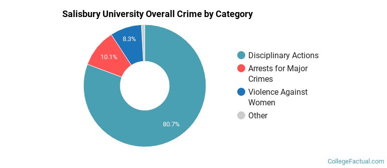 Salisbury University Overall Crime by Category