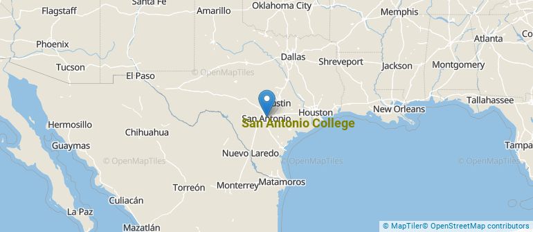 Location of San Antonio College
