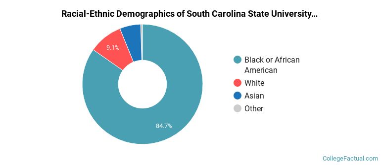 Racial-Ethnic Demographics of South Carolina State University Faculty